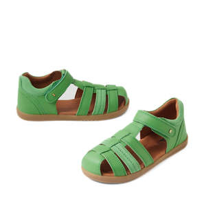 Bobux Kid+ Plus Roam Retro Green Closed Toe Sandal