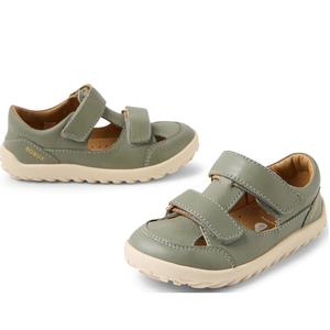 All Bobux: Bobux IW Iwalk Troop Toddlers Leather Sandal Vetiver Green