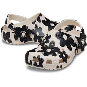 Crocs Kids Classic Clog Pop Petals Summit White Multi