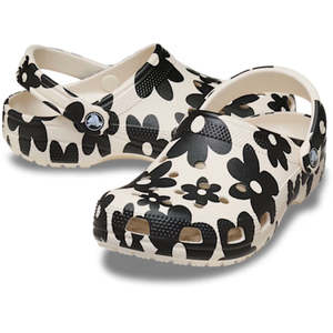 Crocs Adults Classic Pop Petals Summit White Multi