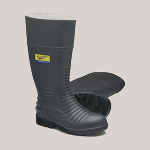 Footwear - Gumboots: Blundstone Gumboot, Grey safety toe cap  (025)