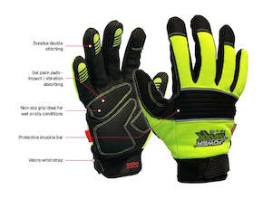 Handling Other Gloves: Esko Powermaxx Hi-Vis Mechanics Glove