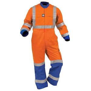 Fire Rated Clothing: Overall Arcguard 12Cal TTMC-W17  Royal Blue/Orange
