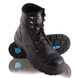 Steel Blue: Argyle Lace up Boot - Bump Cap - Steel Blue 332102