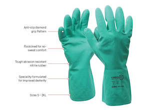 Esko: Chemgard 33cm Nitrile Gauntlet Glove