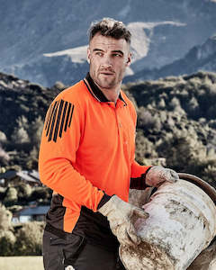 Polo Shirts: ZH310 Flux Long Sleeve Polo