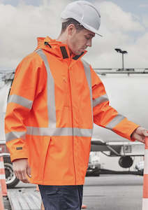 ZJ620-NZ - TTMC-W23 Hi Vis X Back Heavy Duty Waterproof Jacket
