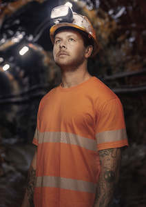 ZH510 - Hi Vis Segmented Tape Cotton Tee Shirt