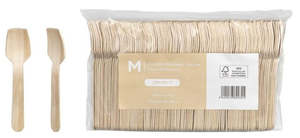 Covid 19 Ppe: Wooden Teaspoon 1000's