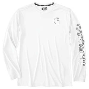 *NEW* Carhartt MENS Force Sun Defender™ Lightweight Long-Sleeve Logo Graphic T-Shirt