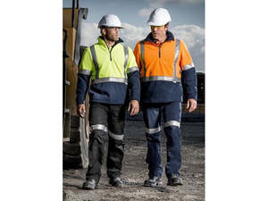 Syzmik: Mens Hi Vis Fleece Jumper - H Taped ZT462