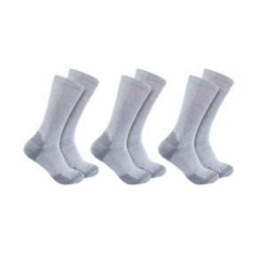 All: *NEW* Carhartt Midweight Cotton Blend Crew Sock 3 pack