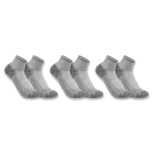 *NEW* Carhartt FORCE Midweight Quarter Sock 3 pack