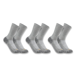 *NEW* Carhartt FORCE Midweight Crew Sock 3 pack