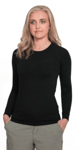 Womens Brass Monkey Thermal Top Crew Neck