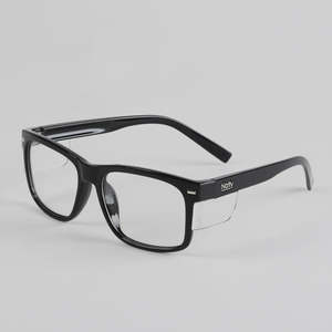 Natty Kenneth Black / Clear Lens Safety Glasses