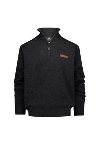 Norseman Stockman Quarter Zip Jersey, 100% Wool