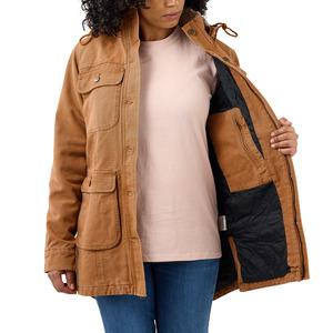 Womens Clothing: Carhartt Womens Loose Fit Weathered Duck Coat (Clearance)