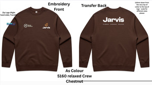 As Colours: "JARVIS" As Colours 5160 Relax Crew - Chestnut