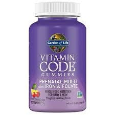 Vitamin Code Prenatal with Iron & Folic Acid Gummy(Cherry Lemonade)