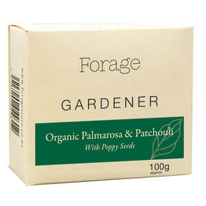 New Zealand Made: Forage Gardener Bar - Patchouli & Palmarosa 100g