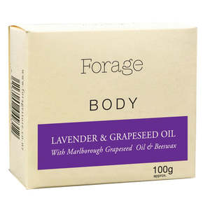 Coconut Collection: Forage Body Bar - Lavender & Grapeseed Oil 100g