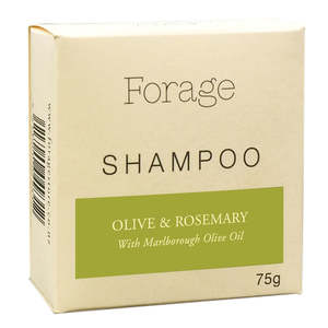 Coconut Collection: Forage Shampoo Bar - Olive & Rosemary 75g