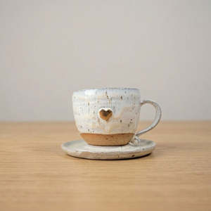 Gold Lustre Cup & Saucer Set