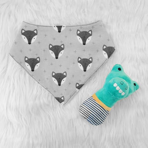 Products: Fox Bib - For A Pawpose Baby Crafts NZ Candles NZ Homewares NZ