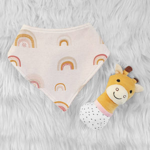 Handmade Rainbow Bibs NZ For A Pawpose