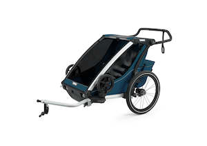 Bike Trailers: Thule Chariot Cross | Majolica Blue