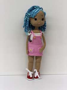Nursery: Blue Hair Doll (40cm)