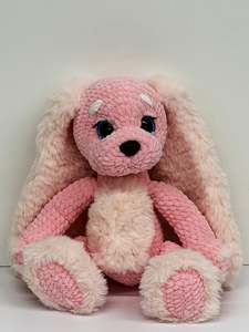 Nursery: Pink Fur Dog (29cm)