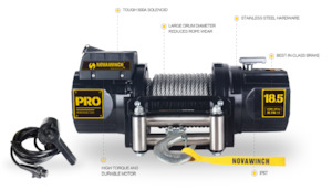 Novawinch: Novawinch PRO Series Electric Winch - 18,500lb 12 volt