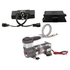Airbag Man Air Suspension: Smartphone App–Controlled Wireless Air Control Kit w Heavy-Duty Air Compressor