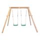 Cloud Catcher 2-Station Timber Swing Set