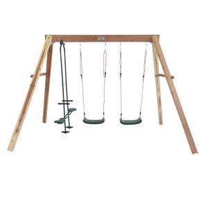 Scout 3-Station Timber Swing Set
