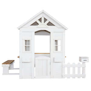Playhouses Cubby Houses: Clare's Cubby Playhouse White