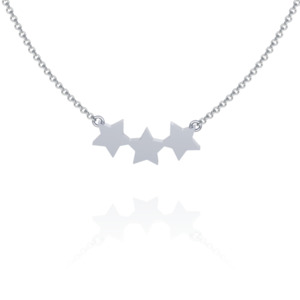 Celestial Stackers Collection: Tri Star Necklace