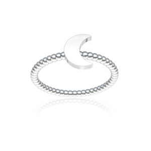 Celestial Stackers Collection: Moon Ring
