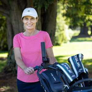 Links Short Sleeve Cotton Ladies Golf Top