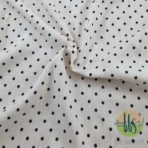 Cream ink spot- Viscose / Linen