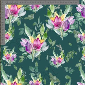Cottage Garden Collection 1: Bouquet Foliage Dark Green - Garden Cottage Collection- Custom Pre Order