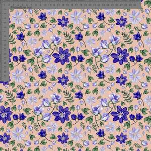 Sarah Mcalpine Art: Purple & Lilac on Pink - Sarah McAlpine Art- Custom Pre Order