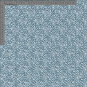 Sarah Mcalpine Art: Floral Line Art Blue - Sarah McAlpine Art- Custom Pre Order