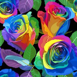 Floral Designs: Multi Colour Roses - Custom Pre-order