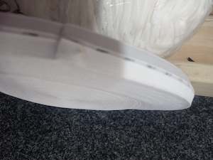Elastic: Button Hole Elastic 19mm - White
