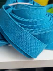 Elastic: 25mm Knitted Elastic -Turquoise