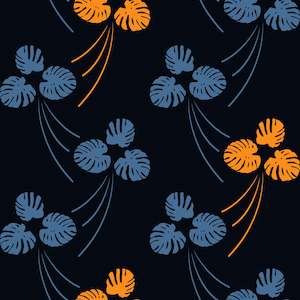 Floral Designs: Blue Leaves - Custom Pre Order