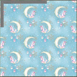 Unicorn Christmas Moon - Custom Pre-order